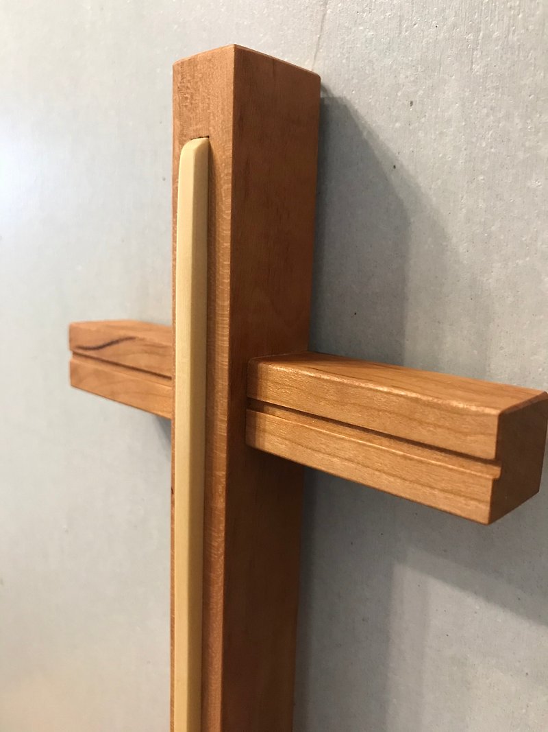 多層變化十字架 - 擺飾/家飾品 - 木頭 