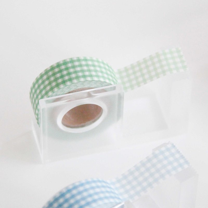 Gingham Check Masking Tape | Green - Washi Tape - Paper Green