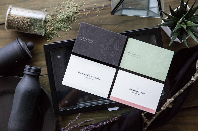 【Additional purchase】Gift card writing service - Cards & Postcards - Paper Gray