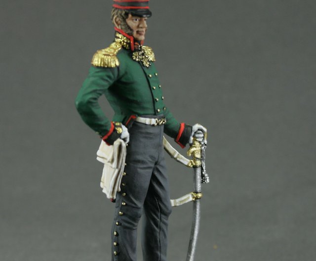 1799 metal soldiers miniature 54mm 1/30 Tin soldier General Joubert 