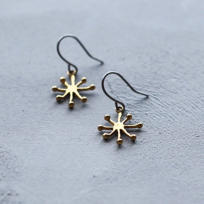 Kirarihoshi Earrings Clip-On P475 - Earrings & Clip-ons - Other Metals Gold