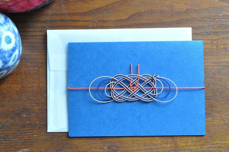 Greeting card　- Congraturation - 7 - การ์ด/โปสการ์ด - กระดาษ สีน้ำเงิน