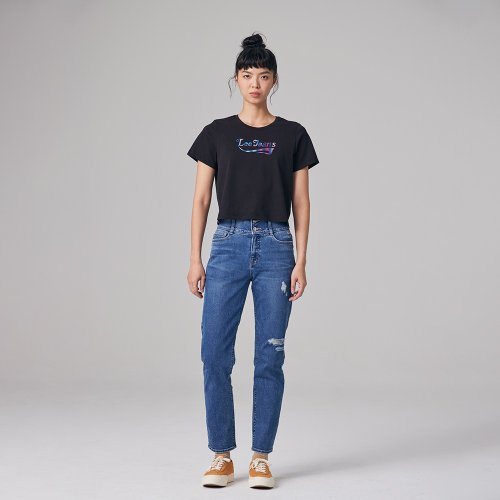 Lee Jeans TW Lee 女款 422 高腰標準直筒牛仔褲