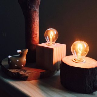 【Customized Gift】Heart-warming Night Light│Camphor Tree Log│Handmade│Night Light│ Lettering Gift