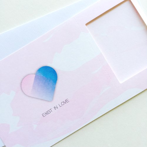 Art Vibe By PINWOO Pin cards - exist in love 相框卡片『 2張以上免運喔！（含）』