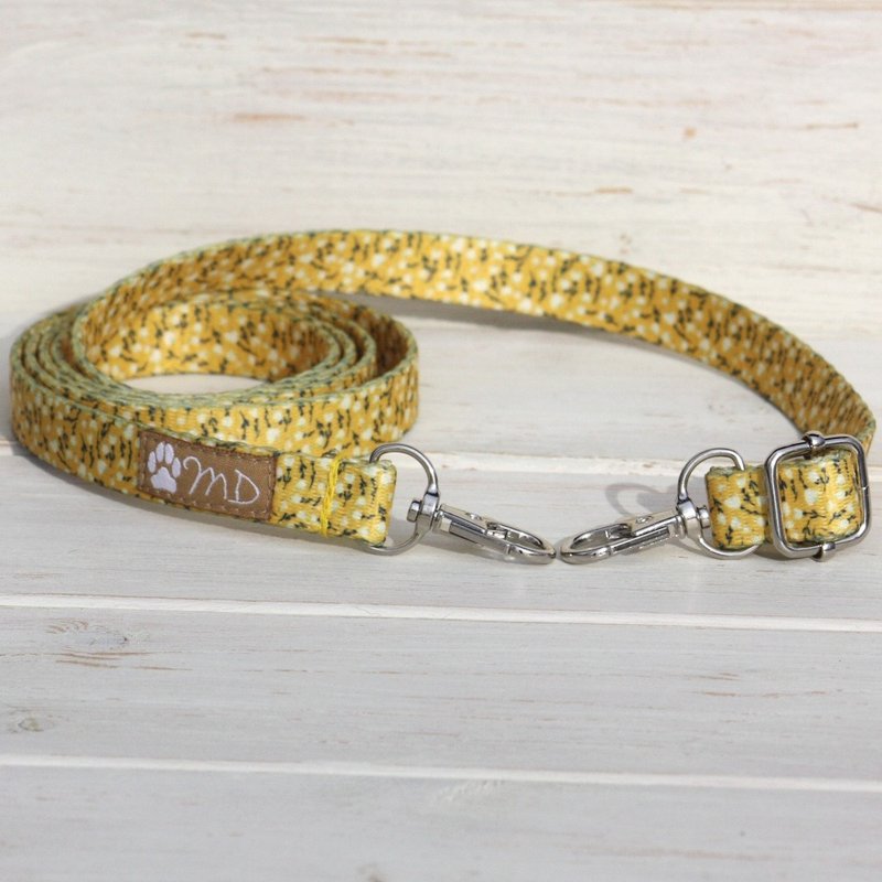 Cotton Flower Phone Cross Body Adjustable Strap / Made in Japan - 手機掛繩/背帶 - 防水材質 黃色