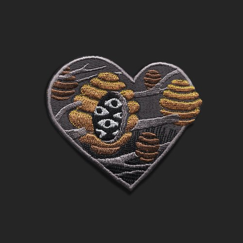 VECTOR "HONEY" Iron-on Patch Design