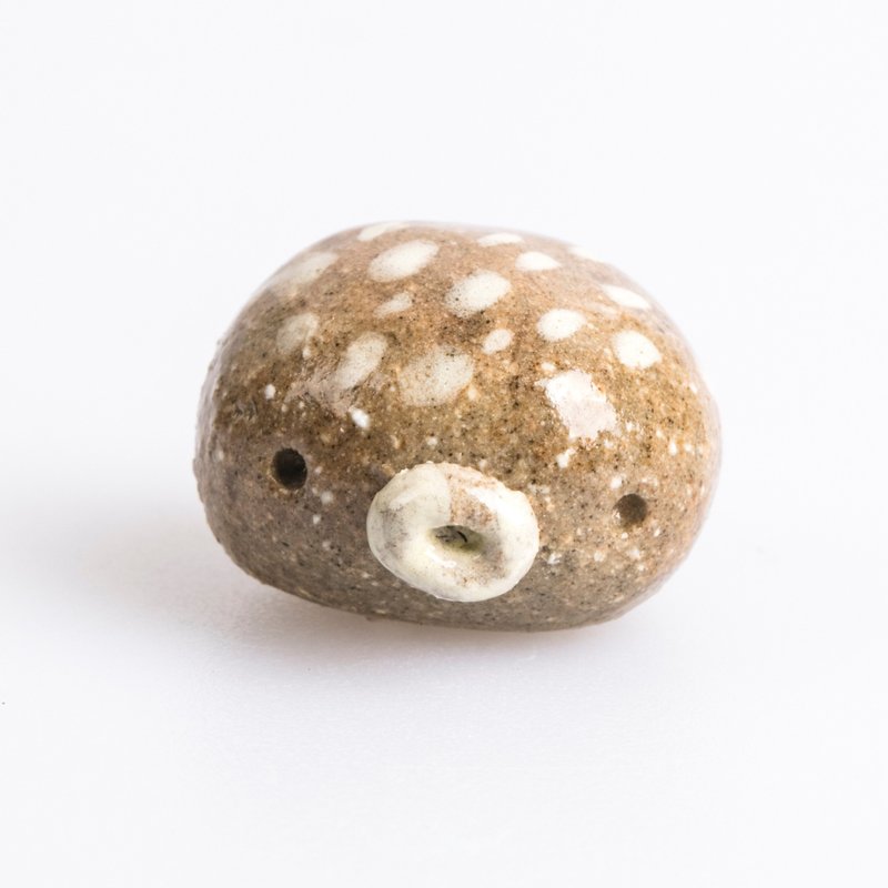 變形章魚系列—石頭章魚 - 擺飾/家飾品 - 陶 卡其色
