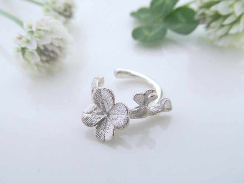 Clover ear cuff - Other - Sterling Silver 