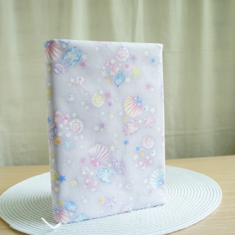 Lovely Japanese cloth [hot Silver onion double-sided cloth book jacket purple shell] book cover 25K log, A5 hand account - Book Covers - Cotton & Hemp Purple