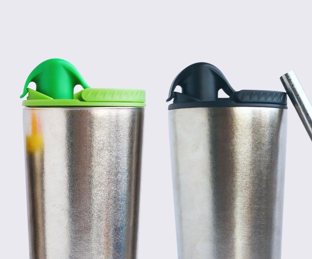 Titanium Travel Mug, Straw Travel Mug