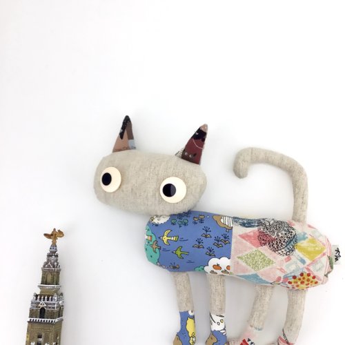 Mia手作 獨一無二的聖誕禮物 ~smart傻咪~手作娃娃