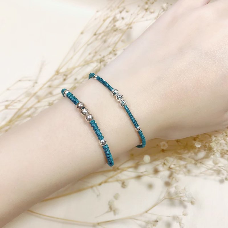 【LN-0021】LuluNa Life Spirit Number Wax Line Bracelet Parent-child Bracelet Couple Bracelet Bracelet Customized - Bracelets - Wax Transparent