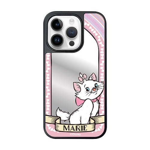 i-Smart i-Smart-迪士尼鏡面手機殼-iPhone15系列-富貴貓 Marie