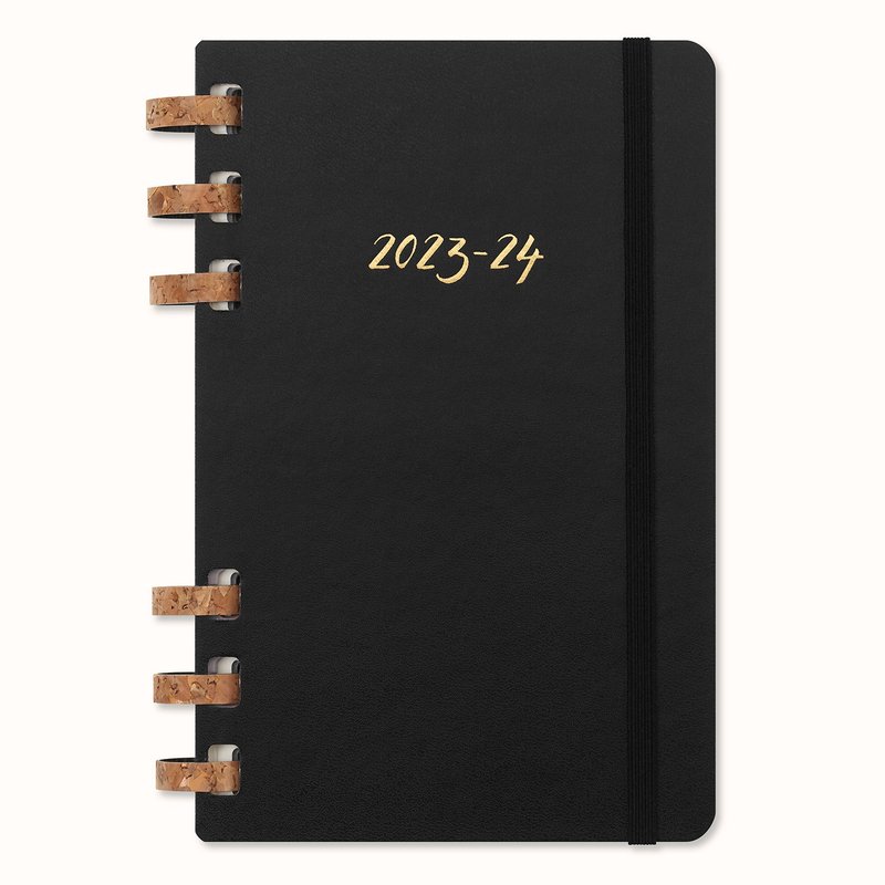 _勿上架_MOLESKINE 2023-24 線圈萬用手帳 12M L 黑 7月版 - 筆記本/手帳 - 紙 黑色