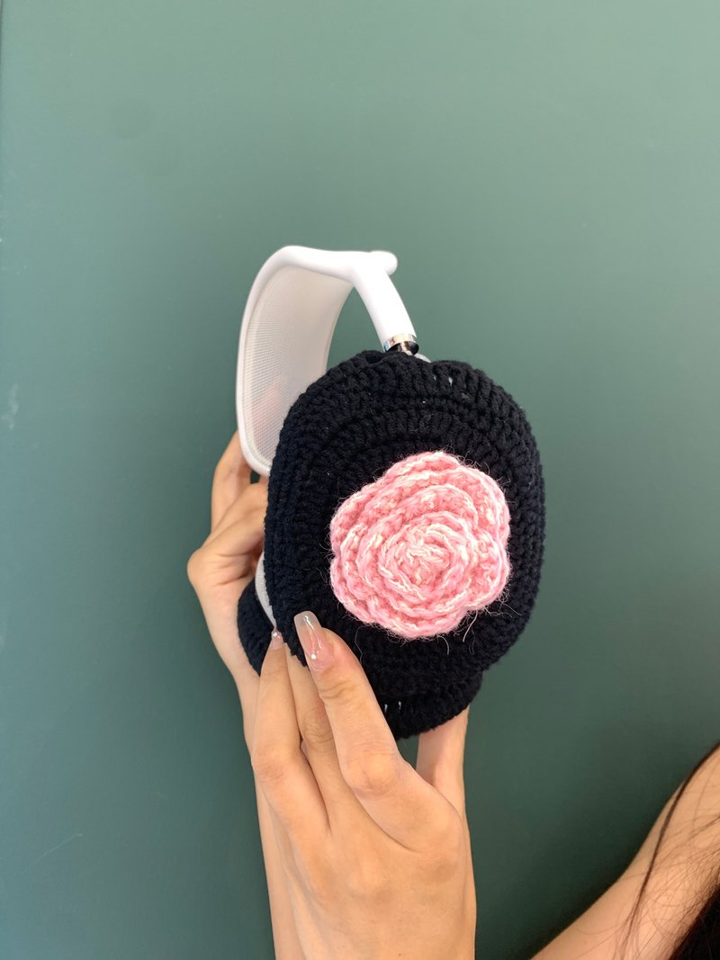 Cute Crochet AirPods Max Case Sony XM5 Protector Headphone Wrapper - Headphones & Earbuds - Other Materials 