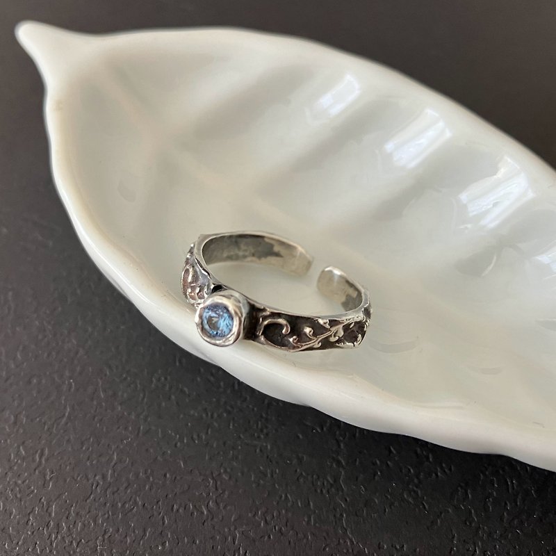 Marie ring - フリーサイズsilver - 戒指 - 其他金屬 藍色
