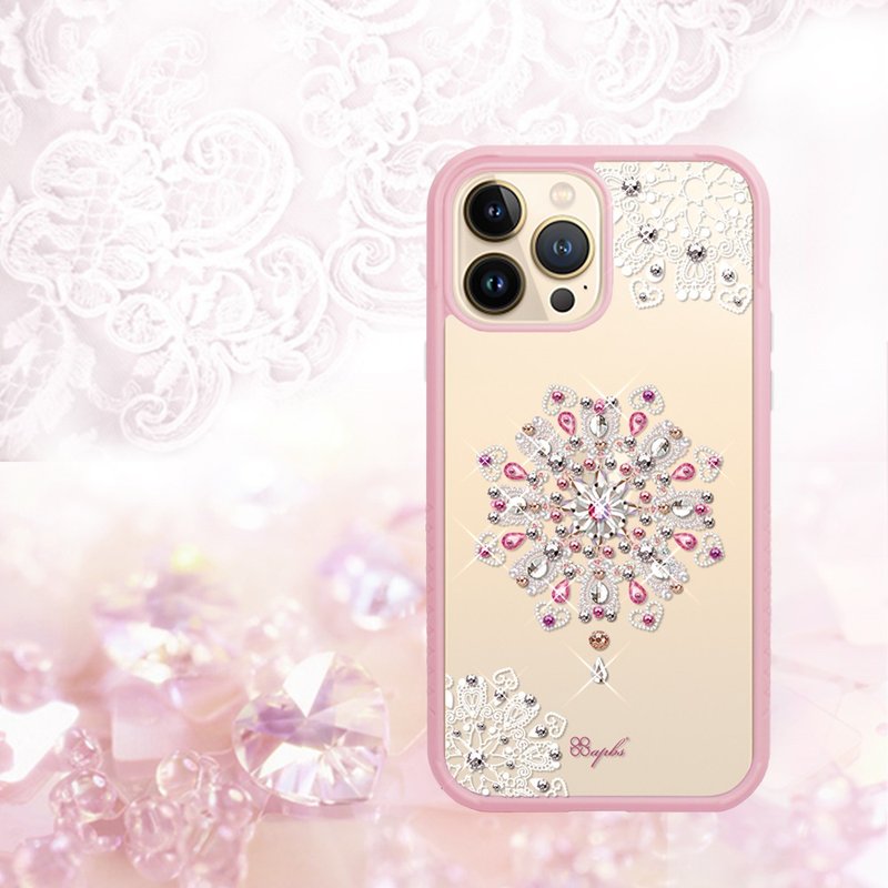 imos共同ブランドのiPhone13フルシリーズミリタリースペックドロップ耐性クリスタルカラーダイヤモンドフォンケース-Yingxuelian - スマホケース・カバー - その他の素材 多色