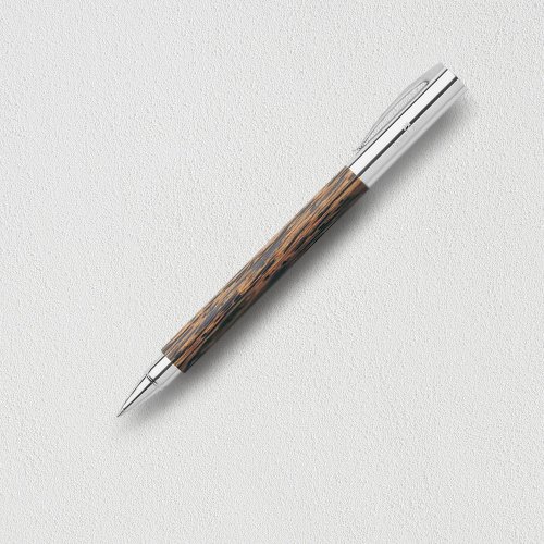 文聚 【Faber-Castell】成吉思汗AMBITION天然椰木鋼珠筆 免費刻字