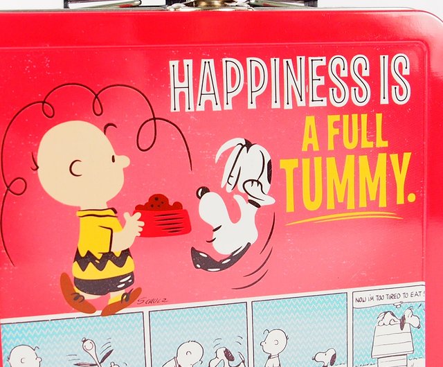 Special offer Snoopy lunch box-happy and full [Hallmark-Peanuts