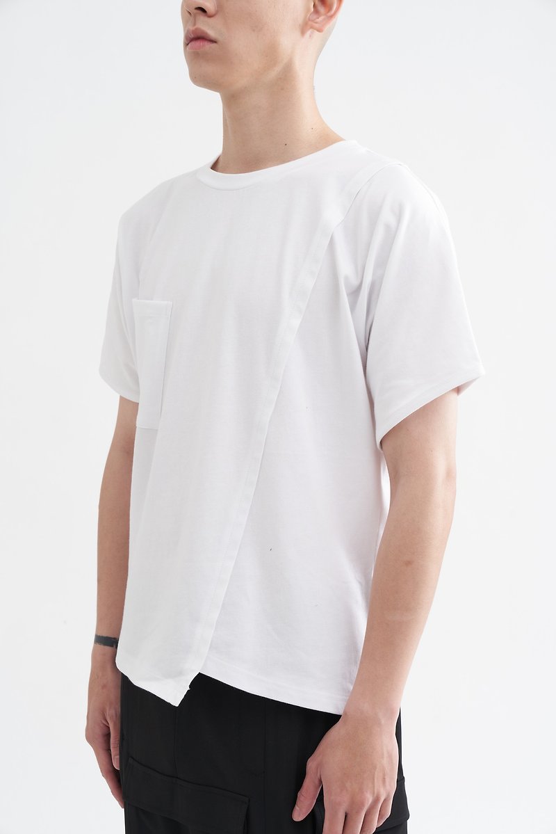 8 lie down. Irregular T-shirt - Unisex Hoodies & T-Shirts - Cotton & Hemp 