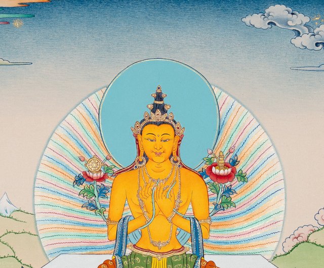 仏教の弥勒菩薩タンカ絵画 - ショップ Boudha Stupa Thanka