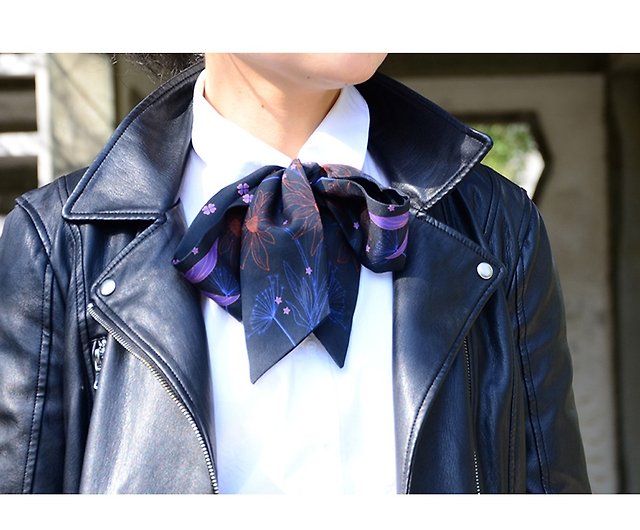 twilly scarf neckerchief for handbag handle silk ribbon band