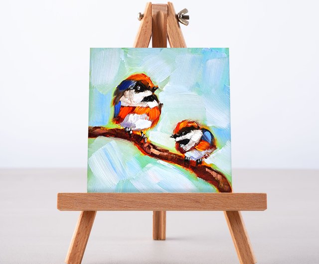 水彩画「おし鳥夫婦」 水彩画「おし鳥夫婦