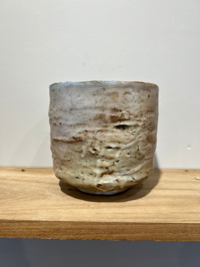 柴燒志野大茶碗 - 茶壺/茶杯/茶具 - 陶 金色