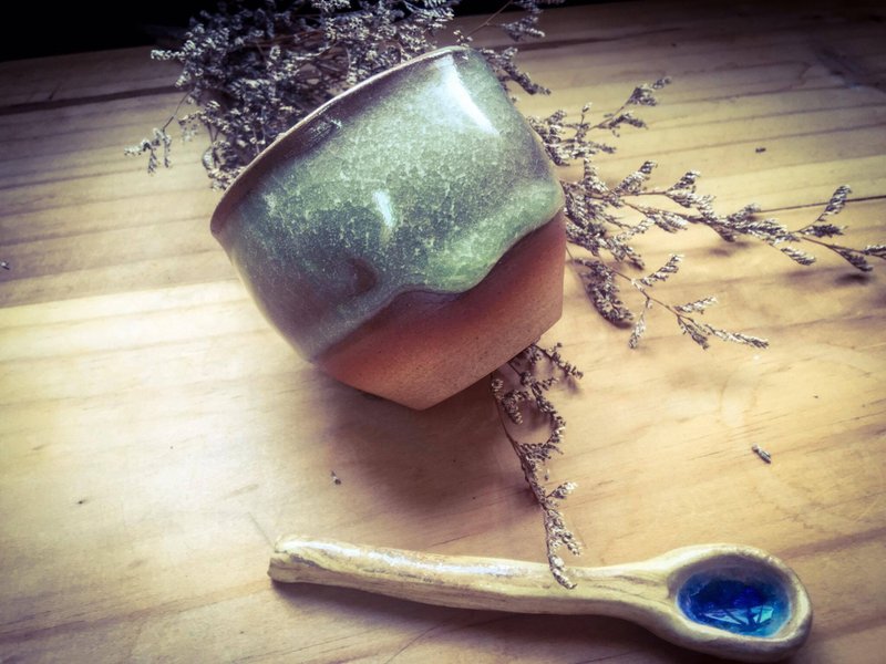 冰冰抹茶杯杯 - 碗 - 陶 