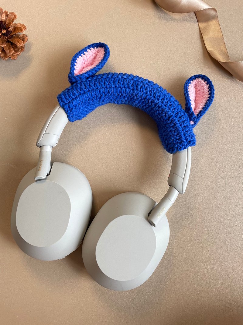 Cute Crochet AirPods Max Case Sony XM5 Protector Headphone Wrapper - Headphones & Earbuds - Other Materials 