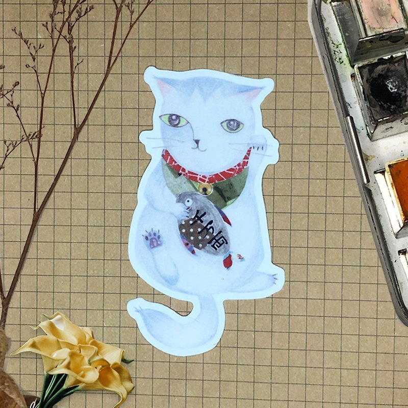 Washi Paper Stickers/Handbook Stickers|Meow Portrait Series - สติกเกอร์ - กระดาษ 