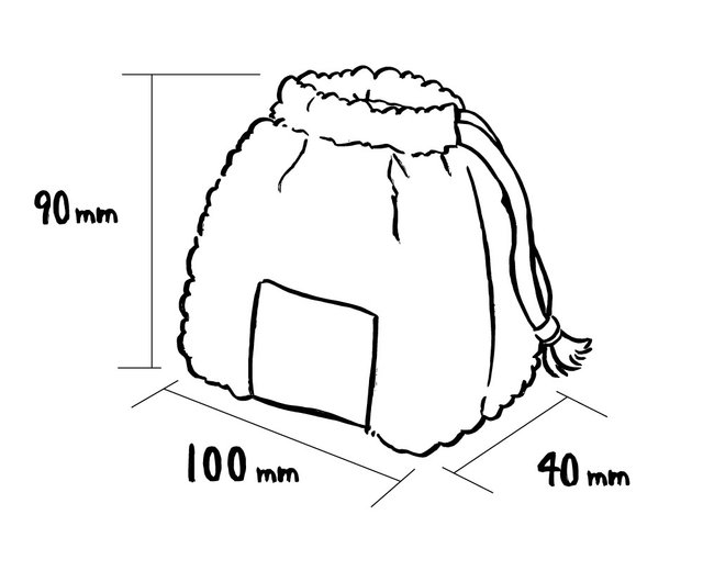 おにぎり梅 ポーチ - ショップ anekdote ポーチ - Pinkoi