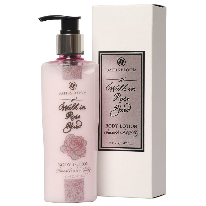 【Bath & Bloom】 漫步玫瑰園身體乳200ml - 身體乳/按摩油 - 塑膠 