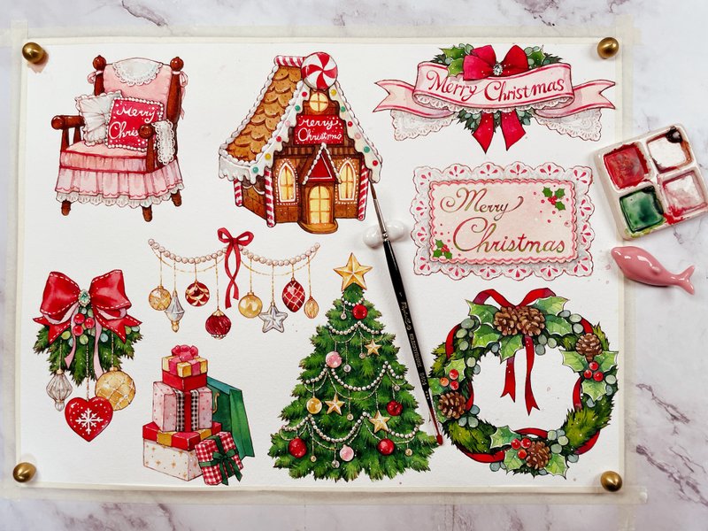 PET_Xmas Dollhouse (Restock) - 紙膠帶/和紙/PET - 紙 