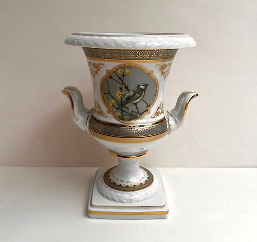 HappyDuckVintage 德國 Kaiser Pavillon 設計的迷人復古花瓶 | 陶瓷大花瓶