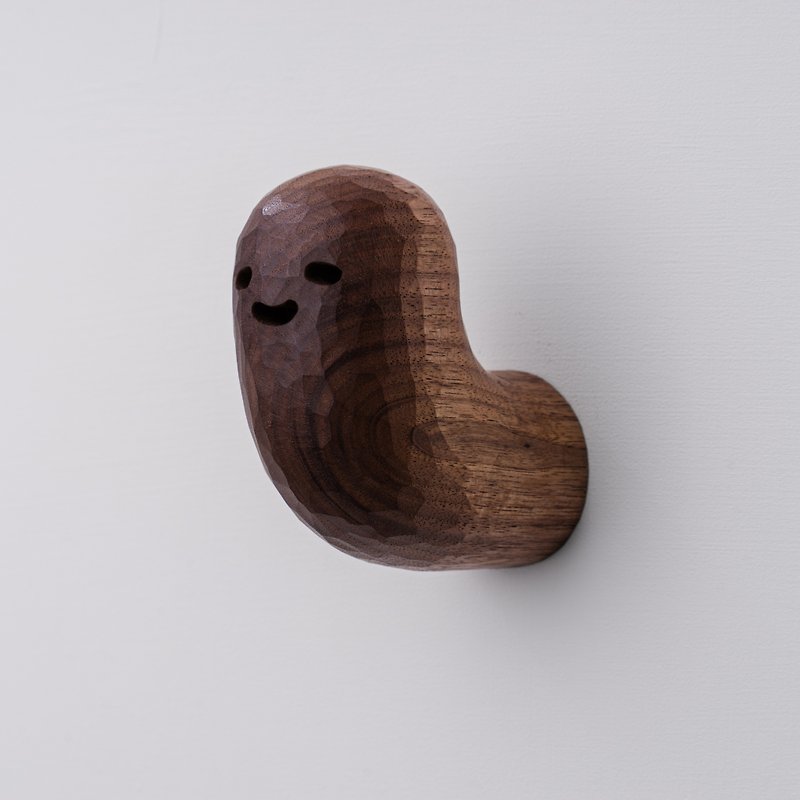 Woody Hook 木製フック-ウォールナット - ハンガー・フック - 木製 ブラウン