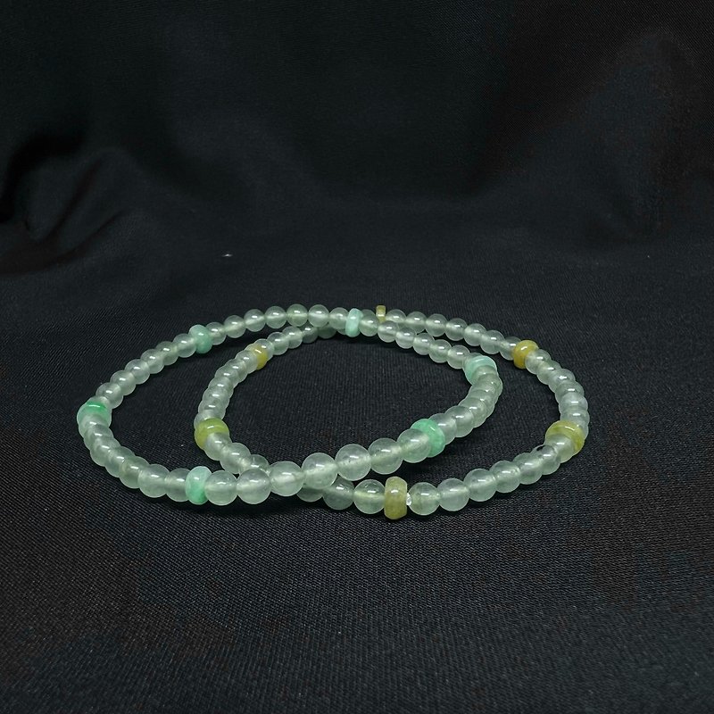 Smart | Glass Jadeite Bead Bracelet - Bracelets - Jade Transparent
