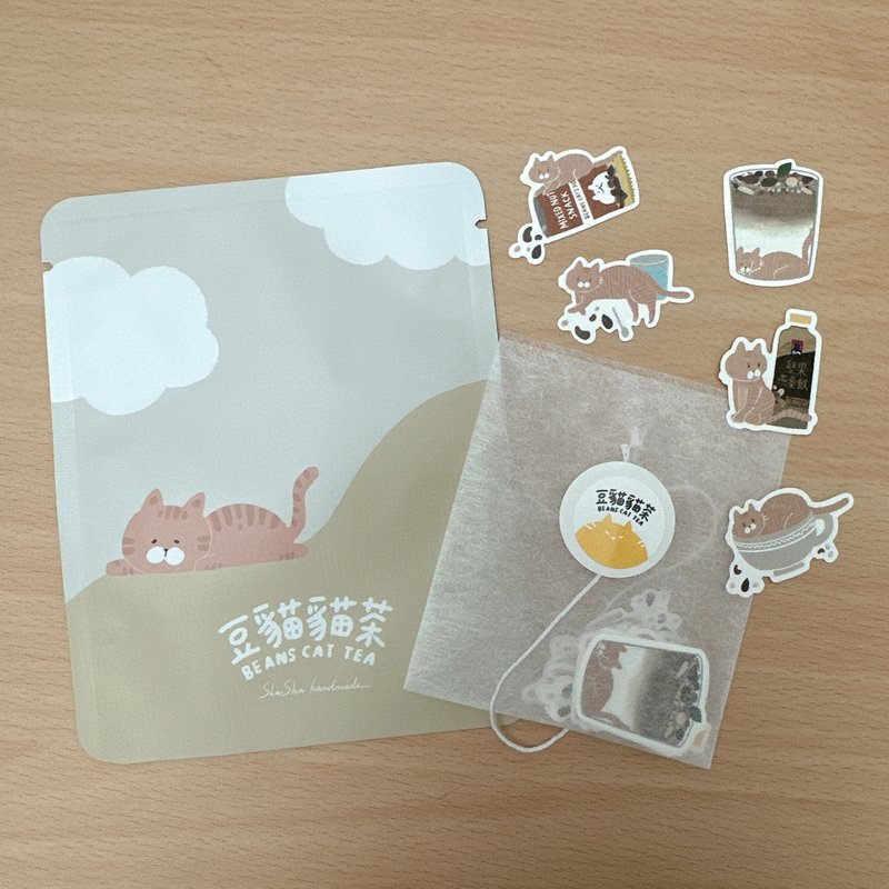 Tea bag stickers for cats and dogs - Maodou - สติกเกอร์ - กระดาษ 