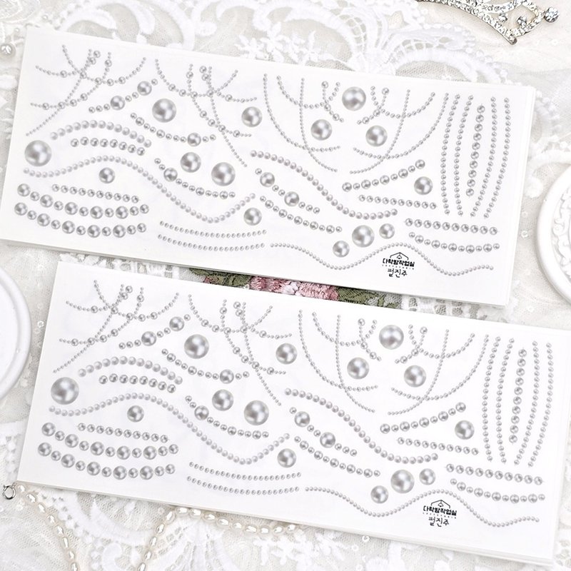 :Pearl: Matte Transparent sticker - 貼紙 - 其他材質 