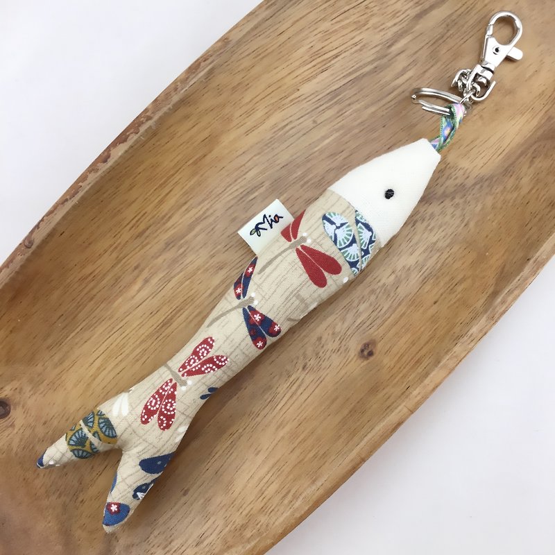 Every year there are fish strap / key ring - the most Meng gift - Charms - Cotton & Hemp 
