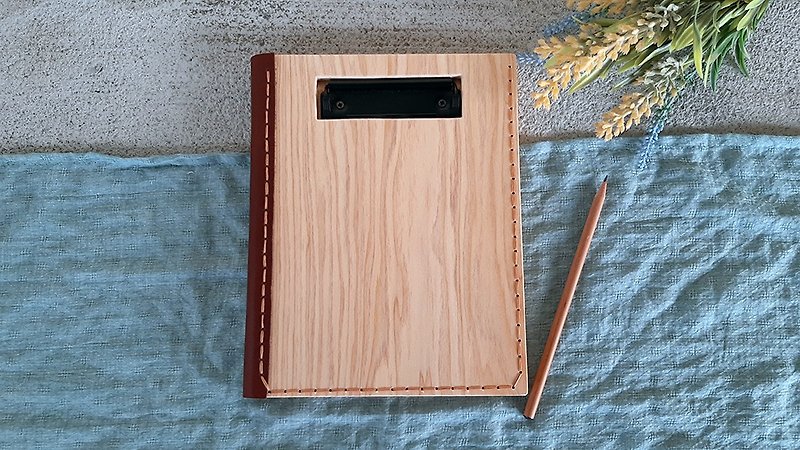 Wooden folder // coffee red - Folders & Binders - Wood Multicolor