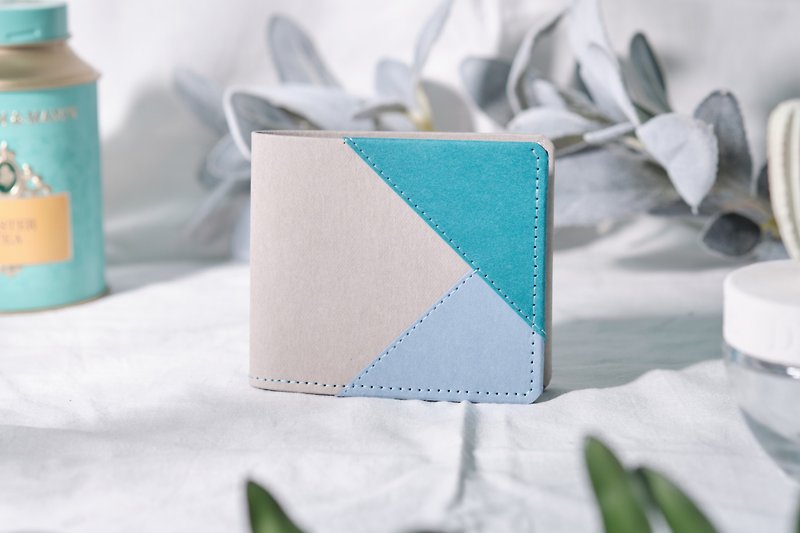 【ideasfromlife】 patchwork classic paper wallet (upgraded version) - กระเป๋าสตางค์ - กระดาษ ขาว