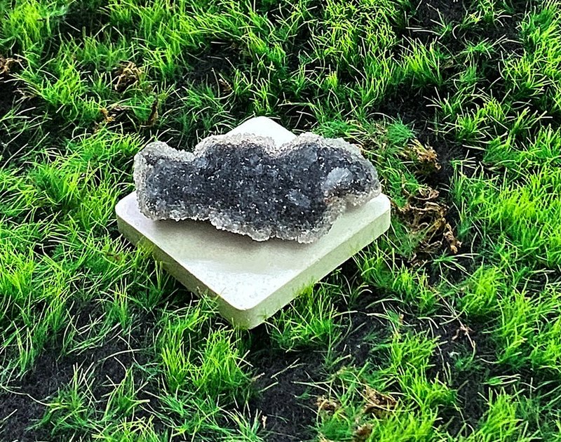 天然可愛雲朵異象水晶片 開運 避邪 療癒 能量 辦公室 居家擺件 - 擺飾/家飾品 - 水晶 黑色