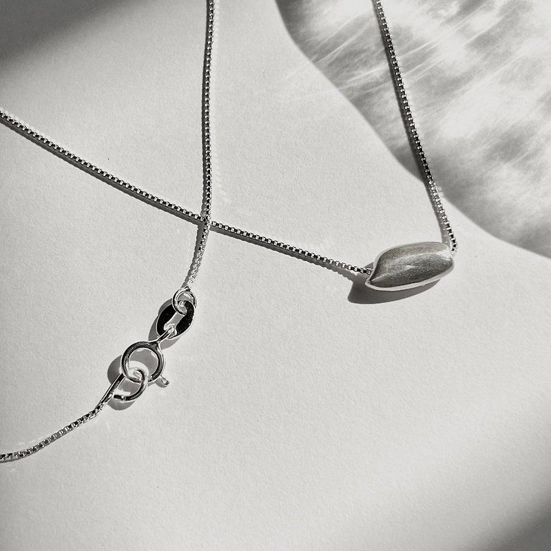 │Daily│Daily Millet• Clavicle Chain• Sterling Silver Necklace• Touchable Water• Antiallergic - Necklaces - Sterling Silver 