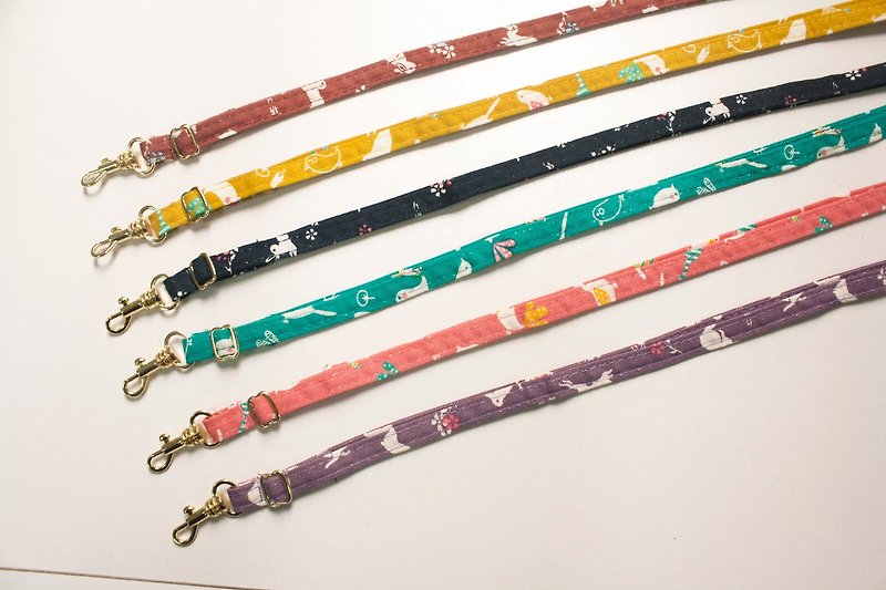 Love Fabric Series] [fabric adjustable strap (S) / wide 0.9cm - อื่นๆ - วัสดุอื่นๆ 