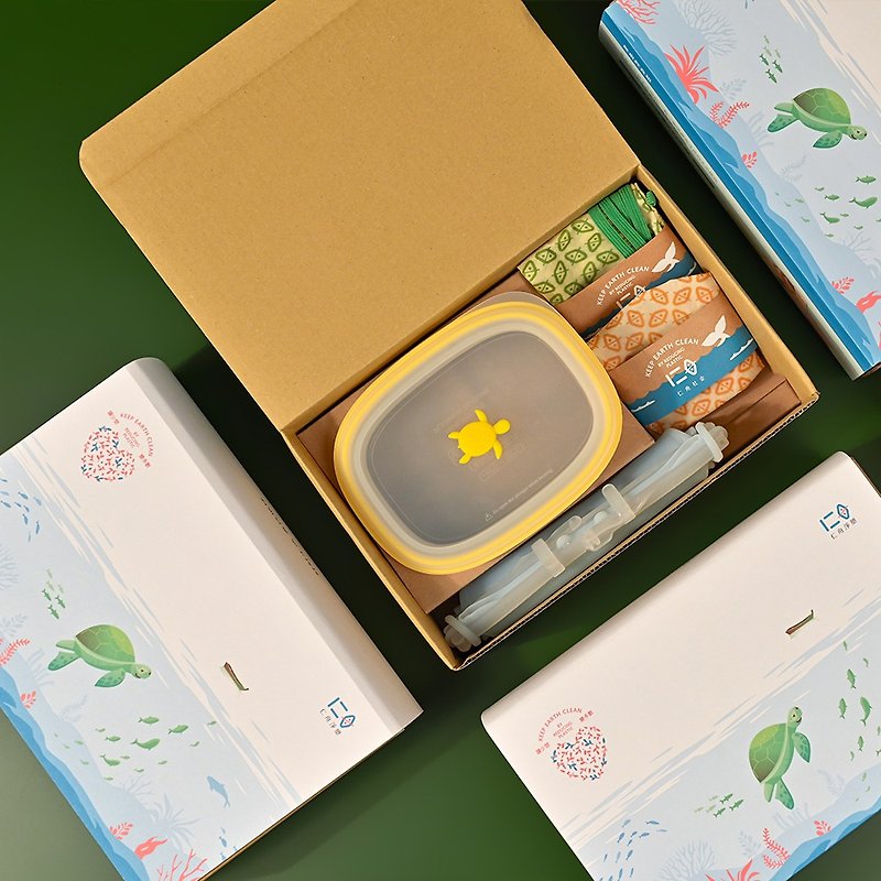 【仁舟淨塑】無痕飲食環保禮盒(3入) ∣ 送禮推薦 - 其他 - 矽膠 多色