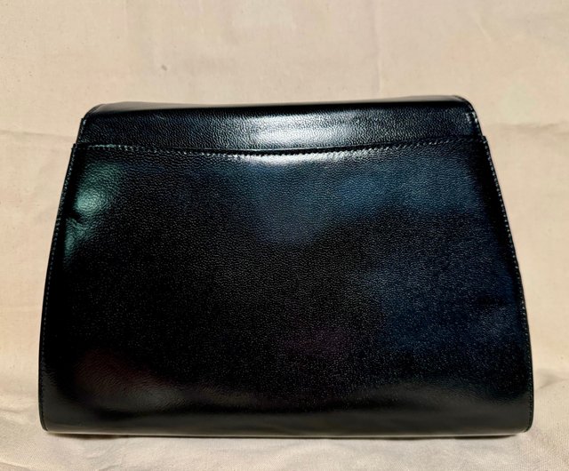 極美品　HANAE MORI ALMA EN LOSE HANAE MORI 森英恵 2-way clutch Shoulder Bag beige leather