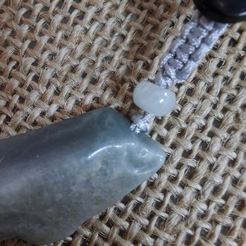 Burmese Jade / Protection, Well-being, Prosperity - Take Me Traveling Series - Piece No. 15 - พวงกุญแจ - หยก 