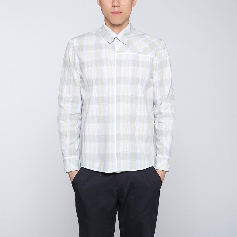 [Work Items] Boyfriend Gift W Men's Shirt - Gray - Men's Shirts - Cotton & Hemp Gray